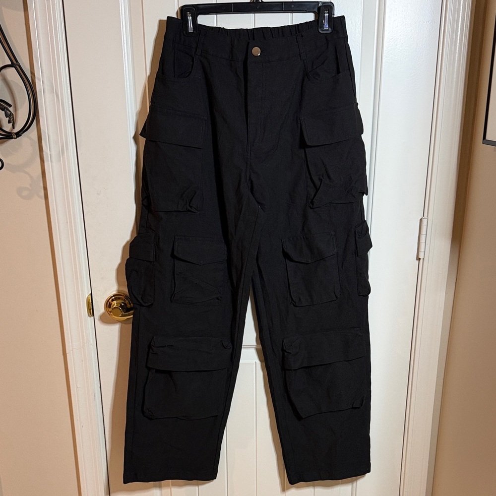 Women's Black Cargo Pants